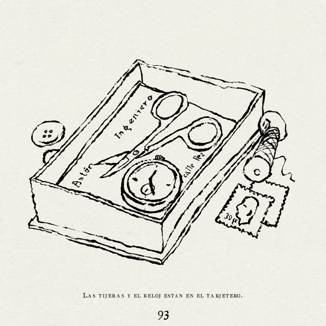 Juan Berrio, Ejercicios de ilustración